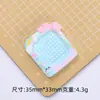 Prato Fofo Chichi de Bolinhas Brinquedo Alimentício Desenho Animado Artesanal DIY Acessórios de Joias Cola de Creme Resina Pequenos Acessórios Material