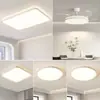 Luminária de Teto Minimalista Moderna com Proteção Ocular de Espectro Total Ultra-Fina Contínua para Sala de Estar, Quarto, Sala de Jantar Pacote de Iluminação para Casa Inteira