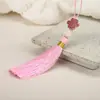 Marcador de Livro com Borla de 7cm Caixa de Presente Ventilador USB Ventilador de Borla Acessórios da Dinastia Han Presentes Decorativos Nó Chinês Borla Pequena Borla Pendurada