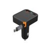 Cargador Rápido de 65W para Teléfono Móvil Cargador de Coche Encendedor de Cigarrillos Cargador de Coche Retráctil Universal para Uso Global