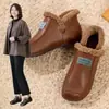 Zapatos Antideslizantes para Mamá Zapatos de Algodón Zapatos de Cuero Cálidos con Felpa Cómodos para Personas Mayores No Cansan los Pies Zapatos de Mujer Invierno