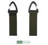 Hebilla Triángulo de Correa Táctica Molle para Exteriores Llavero de Mochila con Velcro Multifuncional Gancho para Cinturón