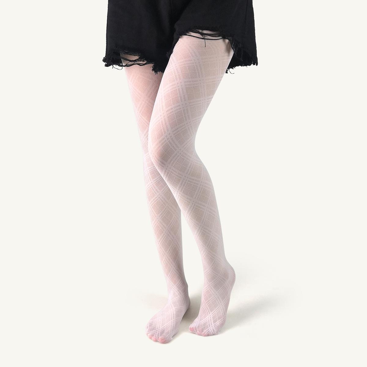 多线交错--白色-方图