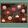 PH-QT1283 Decoração de vitrine de Natal da Amazon festival adesivos de Natal transfronteiriços adesivos de parede adesivos de janela adesivos de parede
