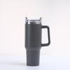 Copo Térmico Transfronteiriço de Grande Capacidade 40oz com Alça, Copo para Carro, Aço Inoxidável de Camada Dupla, Copo de Gelo, Copo com Canudo, Personalização