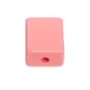 Macarrón acrílico color sólido rectangular cuentas sueltas agujero recto cuentas cuadradas lisas accesorios para pulsera DIY venta al por mayor