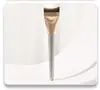 Brocha de Base Ultra Fina Que No Absorbe Polvo, Cabeza Plana con Forma de Media Luna Angulada, Amigable para Principiantes, Brocha de Maquillaje Plana para Base Líquida y Corrector Coreano, Acabado Sin Marcas