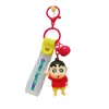 Chaveiro Autêntico Desenho Animado Shin-Chan Equipe de Defesa do Dia de Ano Novo Série Pingente de Boneca para Bolsa de Casal