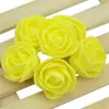 Cabeza de Flor de Rosa de Espuma Simulada de 3.5 cm Flor de Rosa Pe Materiales de Decoración de Boda Cabeza de Flor Artificial Venta al por Mayor