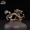 Leopardo de la Jungla Latón Puesto Callejero Doce Zodiaco Colgante Vaca Año del Buey Mascota Llavero Personalizado Regalo Creativo