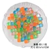Material de relleno para bolas hecho a mano Chaochaoqiu, cubos pequeños de resina simulada, 50 piezas por paquete, accesorios para manualidades DIY