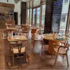 Asiento de Tarjeta de Pared Sofá Mesa y Silla de Cafetería Restaurante Mesa y Silla de Combinación para Mesa y Silla de Comedor Casual Bar Restaurante Occidental