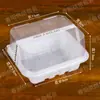Caja Transparente con Acolchado de Algodón Elevado para Rollo de Pastel de Moda, Rollo de Toalla Suiza Japonesa, Caja de Empaque para Postre Mousse