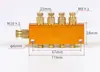 Distribuidor de Aceite Ajustable Tipo B Divisor de Aceite TK Divisor Proporcional Resistivo Bomba de Lubricación Eléctrica Distribuidor 4/6
