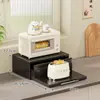 Estante para Horno Microondas de Cocina, Horno de Mesa para el Hogar, Almacenamiento Multifuncional Retráctil para Encimera, Soporte Colgante para Olla Arrocera
