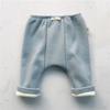 Pantalones de Niña Ropa de Primavera Bebé Grande Pantalones Pp Niña Bebé Leggings Elásticos Canalé Primavera Casual Pantalones Largos