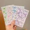 Pegatinas de Diamantes para Maquillaje de Ojos, Pegatinas de Maquillaje para Niños, Pegatinas Faciales, Accesorios Faciales, Pegatinas de Mariposas con Perlas y Diamantes, Pegatinas de Strass para Cejas de Escenario