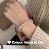 Pulsera de plata de ley S925 con diseño avanzado, de lujo, con múltiples capas y cuentas de plata de ley.