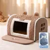 Cama para perro grande transfronteriza de otoño e invierno, cálida y acogedora, adecuada para razas medianas a grandes, con cajones, diseño de sueño profundo, también adecuada para gatos y otras mascotas