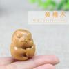 Venta al por mayor de fábrica colgante de conejo de amor artesanías de sándalo lindo dibujos animados pequeño conejo lindo colgante DIY accesorios para llavero
