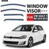 Adecuado para Volkswagen Golf Deflector de Lluvia Vw Golf Sportsvan Deflector de Ventana