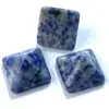 Venta al por mayor del fabricante Cuarzo Rosa Lapislázuli Piedra Suelta Pirámide Collar Sencillo y Elegante Colgante Manualidades de Piedras Preciosas Joyería DIY