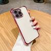 Adecuado para Apple Iphone18 17Pro Funda para Teléfono con Brillo Galvanizado en las Cuatro Esquinas Iphone18 15 14 16 Set