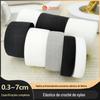 Elástico Feito de Nylon e Elastano para Crochê, Adequado para Máscaras, Máscaras para os Olhos, Roupa Íntima, Roupas de Bebê, Cós e Bainhas, Oferecendo Conforto e Elasticidade