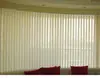 Cortina de Venezianas Verticais em PVC Retardante de Chama Polimérico Personalizada para Sala de Estar Escritório Trilho de Liga de Alumínio