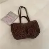 Bolso cubeta retro minimalista nuevo, bolso casual de moda, bolso de hombro para mujer con textura nuevo de otoño 2026