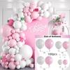 Terno de Balões Macaron Roxo Rosa Transfronteiriço Decoração de Cena de Layout de Festa de Casamento Aniversário Pacote de Corrente de Balões
