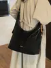 Bolso de Felpa Gamuzada para Mujer Estilo Nuevo 2026 Versátil para el Uso Diario y el Trabajo Bolso de Hombro Casual Gran Capacidad Bolso Tote Tipo Cubo