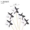 Promoção Liquidação Decoração de Bolo Inserções Temporada de Formatura Estrela Pentagrama Coração Felicidade Dupla Aniversário Feliz Aniversário Hb Um Ano de Idade Feliz Aniversário Topper