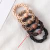 Diadema para Mujer Sentido de Alta Gama Cuerda Gruesa para la Cabeza Cola de Caballo Alta Accesorios de Yiwu Goma Coreana Cuerda para el Cabello Alta Elasticidad Duradera Negra