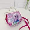 2024 Nueva Bolsa de Hombro de Hielo y Nieve para Niños Moda Princesita Versátil para Salir Moderna Bolsa Cruzada de Mano Aisha Lote