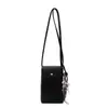 Bolsa Popular de Verano para Teléfono Móvil de Cuero Suave para Mujer 2025 Nuevo Retro Simple Pequeña Bolso Casual Mini Hombro Cuadrado Pequeño