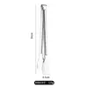 Pinza para Alimentos de Tres Líneas de Acero Inoxidable 304 Pinza para Alimentos Engrosada Pinza para Barbacoa Pinza para Pan Pinza para Bistec Pinza para Alimentos