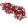 Mini Diamantes de Imitación Rojos K9 para Uñas con Bordes Biselados, Diamantes Irregulares Rojos de Fondo Plano para Uñas de Año Nuevo, Paquete Mixto