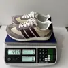 Tênis Casuais de Corrida Respiráveis com Cadarço, Malha Color Block Roxo Claro e Branco, Três Listras, Calçados Femininos Transfronteiriços, Atacado