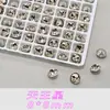 Pedras de Strass de Alta Qualidade K9 para Nail Art, Cor Champagne Claro, Multifacetadas, Base Pontiaguda, Textura Semelhante à Seda Artificial, Formato Irregular, Pedras de Strass Grandes Brilhantes em Atacado