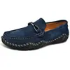 Comércio exterior tamanho grande casual respirável camada superior couro de porco sola macia sapatos feitos à mão