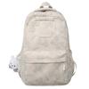 Mochila Escolar Refletiva com Grafite para Mulheres 2025 Novo Design de Nicho Mochila Casual para Alunos do Ensino Fundamental II e Médio Mochila de Grande Capacidade