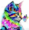 Nuevo color de pintura de diamantes 5D Gato diy diamante completo pintura decorativa pintura para colgar Amazon proveedores transfronterizos fabricantes al por mayor