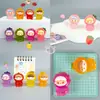 Cachorros de fruta luminosos de tres generaciones accesorios de resina hechos a mano DIY llavero para teléfono móvil adornos para coche bolsa sorpresa con ins
