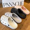 Zuecos de Verano de Moda para Enfermera, Playa, Ligeros, Suela Suave, Zapatos Cerrados para Pareja, Medias Zapatillas para Uso Exterior en la Playa, Sandalias
