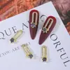Serie de joyería para uñas con circón negro estilo punk cool transfronteriza, diamantes para uñas, joyería metálica al por mayor