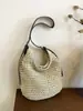 Bolso Tejido de Moda Yuezi para Mujer 2026 Nuevo Estilo Vacaciones en la Costa Bolso de Hombro Cruzado Gran Capacidad Bolso Tote Simple