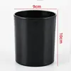Taza de Vela de Aromaterapia de Fábrica Contenedor de Vela de Vidrio de Color Adornos Decorativos Románticos para Interiores Taza de Portavelas Casera para Bricolaje