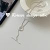 Estilo Coreano Design Estilo Ins Prata Brilhante Nova Joia Prata de Lei S925 Luxo Leve Colar Botão Flash Estilo Feminino Sofisticado