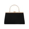 Nuevo bolso de boda plisado transfronterizo portátil de hombro cruzado bolso de noche nuevo bolso de mano plisado brillante de gran capacidad